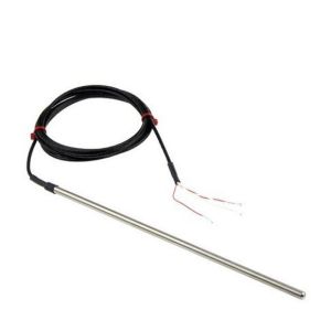 Sonda de precisin Pt100 con cable de 2 metros - Tipo RTD / PRT - 6,0 mm de dimetro - 250 mm de longitud con conector D