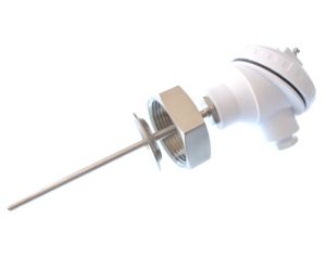 Termmetro de resistencia higinico Pt100, accesorio estilo RJT de 1,5'' sin transmisor - 4 hilos, 6,0 mm x 75 mm