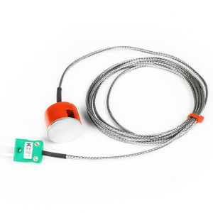 IEC Tipo K 3kg Termopar de imn de traccin, cable aislado PFA con sobretrenzado de acero inoxidable que termina en miniatura o enchufe estndar