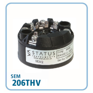 Estado SEM206THV Transmisor de temperatura con termistor, entrada Pt1000, Pt500 y salida de voltaje