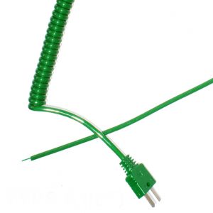 Tipo K Cable de Termopar Rizado Retráctil (IEC)