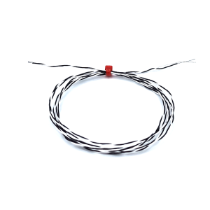 Termopar de unin expuesta IEC de doble torsin con aislamiento de PTFE con colas desnudas - Tipo J - Longitud de cable de 2 m