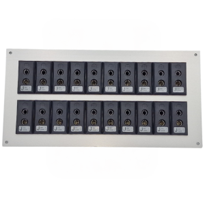 Conector de termopar Panel de aluminio con enchufes estndar ANSI tipo J