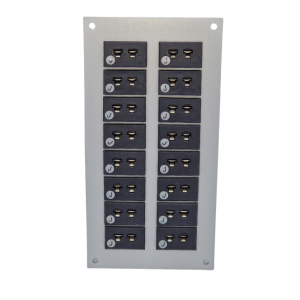 Conector de termopar Panel de aluminio con enchufes en miniatura ANSI tipo J