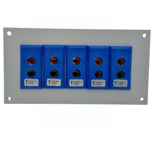 Conector de termopar Panel de aluminio con enchufes estndar ANSI tipo T