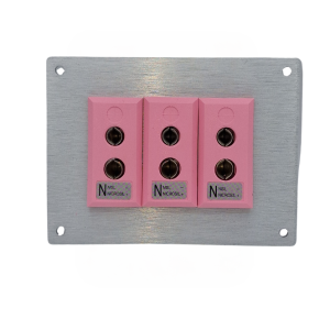 Conector de termopar Panel de aluminio con enchufes estndar IEC tipo N