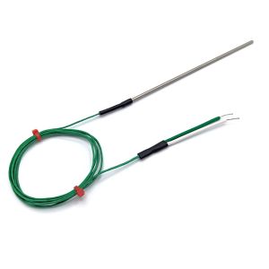 Termopares de tubo fabricados por IEC con sello de engarce y cable conductor tipo K, J, T