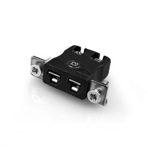 Conector de termopar de montaje en panel de alambre rápido en miniatura con soporte de acero inoxidable JM-R/S-SSPFQ Tipo R/S JIS