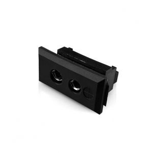 Conector de termopar de fascia rectangular estándar Zócalo JS-R/S-FF Tipo R/S JIS