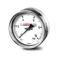 Low Pressure Industrial Capsule Pressure Gauge (100mm Ø) with Glycerine Filled vacuum option