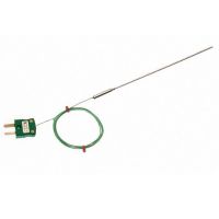 Termopar con aislamiento mineral con sello de olla liso, 1 m de cable IEC con aislamiento de PFA y terminacin de mini enchufe - Tipos K, J, T, N
