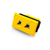 Conector de termopar de zcalo de fascia rectangular en miniatura AM-K-FF Tipo K ANSI