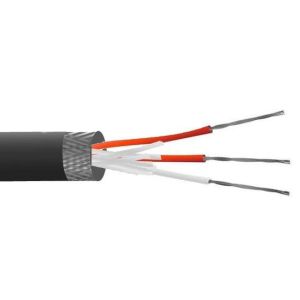 Pantalla de cobre chapado en estao de 3 ncleos aislada con PFA, cable / cable del sensor PRT