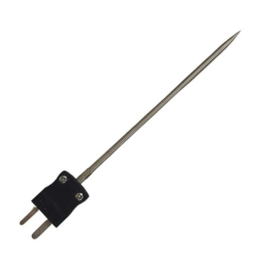 Sonda de temperatura de punta de aguja IEC J - 3,3 x 110 mm con Mini Plug