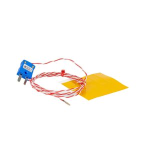 Termopar de disco de alambre fino, PFA con enchufe en miniatura - Tipo K JIS - 2m