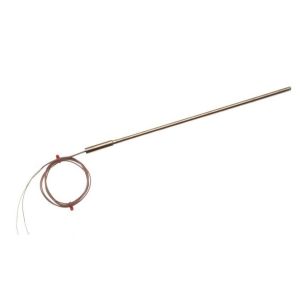 Termopar con aislamiento mineral IEC con sello de olla liso y 1 m de cable IEC aislado con PFA - Tipo T - 3,0 mm x 2000 mm