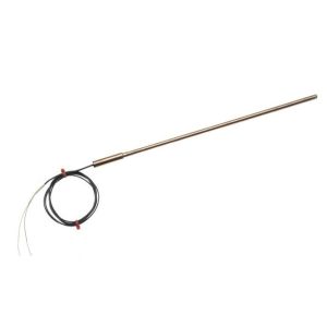 Termopar con aislamiento mineral IEC con sello de olla liso y 1 m de cable IEC aislado con PFA - Tipo J - 1,0 mm x 500 mm