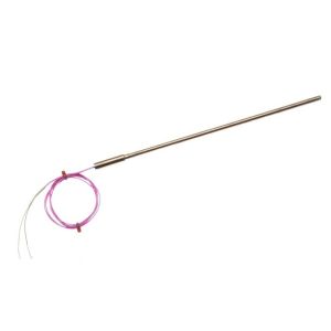 Termopar con aislamiento mineral IEC con sello de olla liso y 1 m de cable IEC con aislamiento de PFA - Tipo N - 6,0 mm x 250 mm
