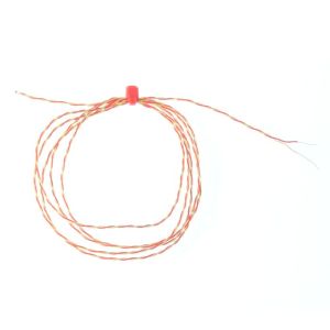 Termopar de unin expuesta aislado ANSI PFA con colas desnudas - Tipo K - Tamao de hebra de 1 / 0.2 mm - Longitud de 300 mm
