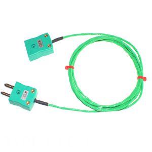 Cables de extensión de termopar tipo K PFA con enchufe estándar (IEC)