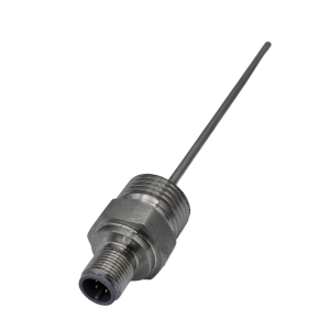 Sensor RTD Pt100 de automatizacin industrial con conector M12 - 1/2" BSPP Tipo de conexin a proceso: 3 mm Dimetro de la vaina - 200 mm Longitud de la vaina