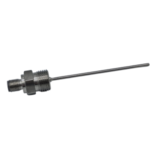 Sensor RTD Pt100 de automatizacin industrial con conector M12 - 1/2" NPT Tipo de conexin a proceso: 3 mm Dimetro de la vaina - 100 mm Longitud de la vaina