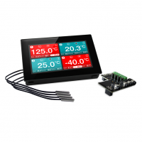 Lascar EL-SGD 43-ATP - Registrador de datos de temperatura de cuatro canales montable en panel