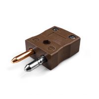 Enchufe de conector de termopar estndar IS-T-M Tipo T IEC