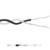 Tipo J PTFE aislado Twin Twisted Pair Thermocouple Cable / Alambre (IEC)