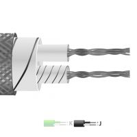 Cable / alambre de par plano aislado de fibra de vidrio tipo J con sobrebrada de acero inoxidable (IEC)
