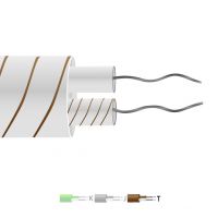 Tipo T Cable / cable de termopar de par plano aislado de fibra de vidrio ( IEC)